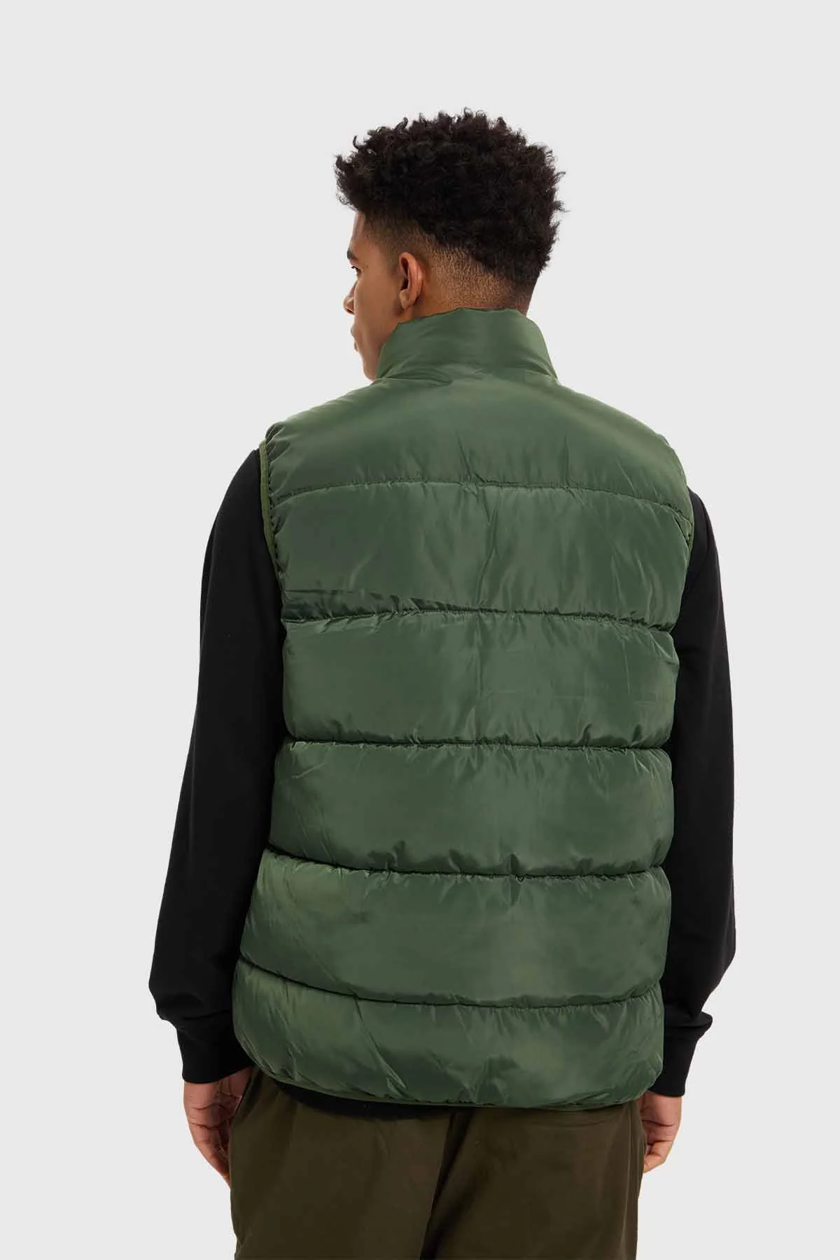 Parka Hombre Con Bolsillo Verde - Image 3