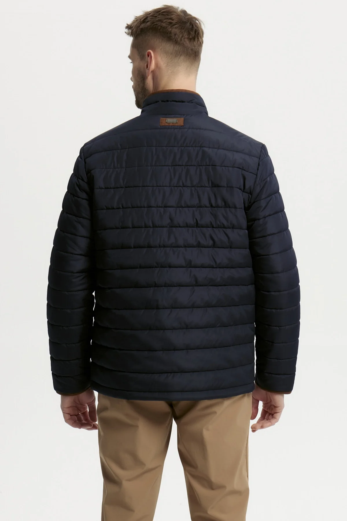 Parka Hombre Slim Azul Marino - Image 3