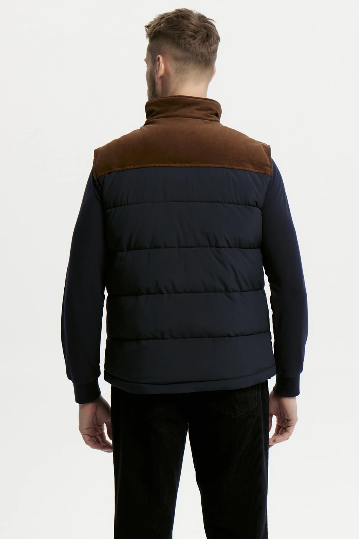 Parka Hombre Slim Azul Marino - Image 3