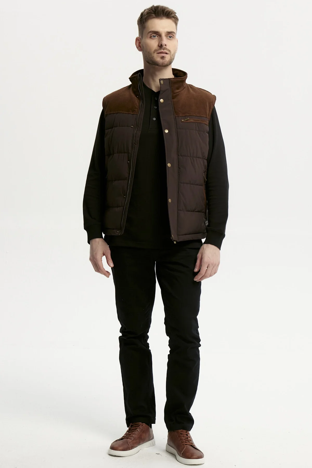 Parka Hombre Slim Chocolate - Image 4