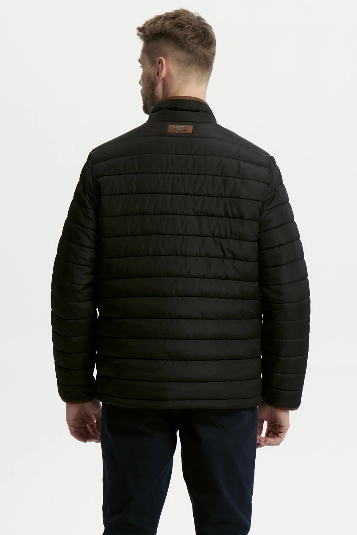 Parka Hombre Slim Negro - Image 3
