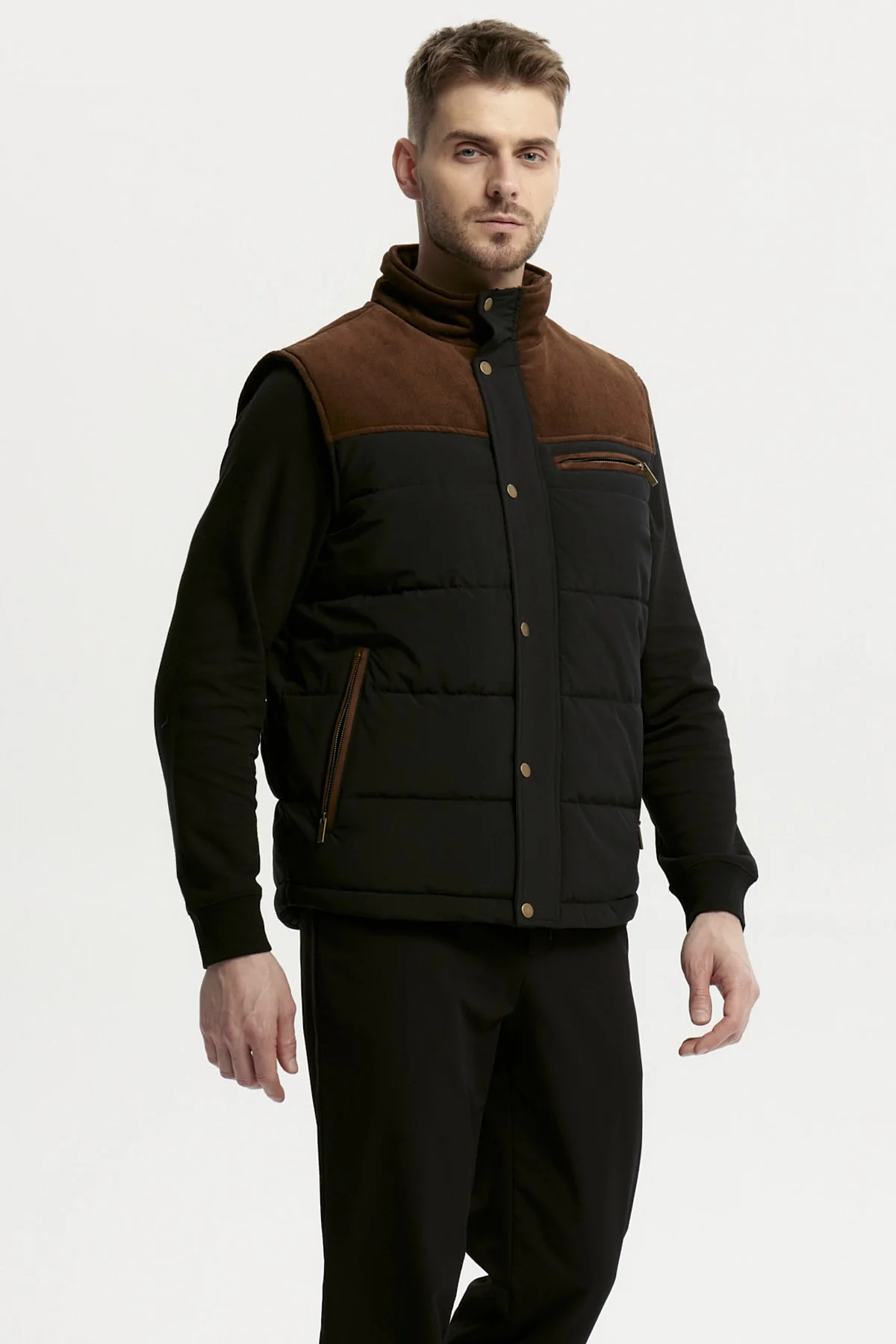Parka Hombre Slim Negro - Image 2