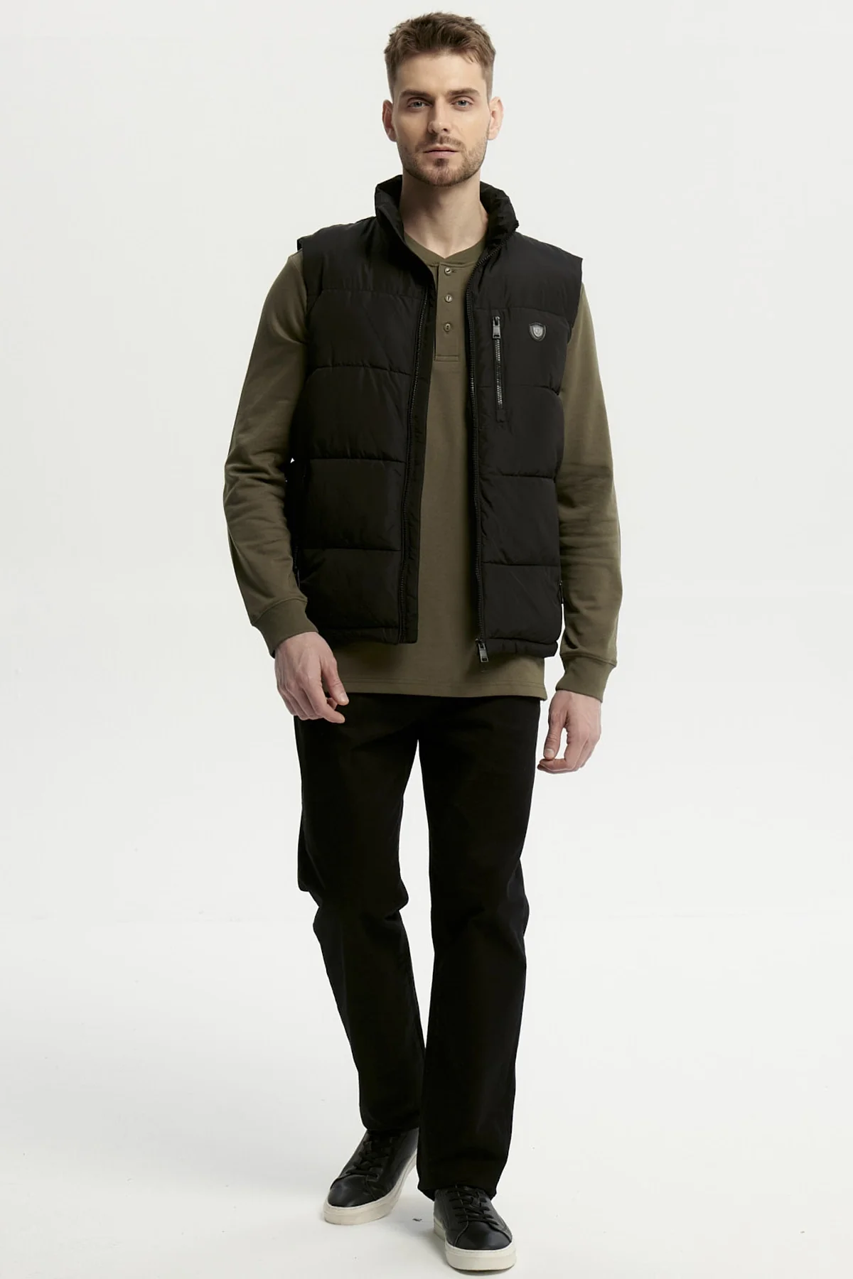 Parka Hombre Slim Negro - Image 4