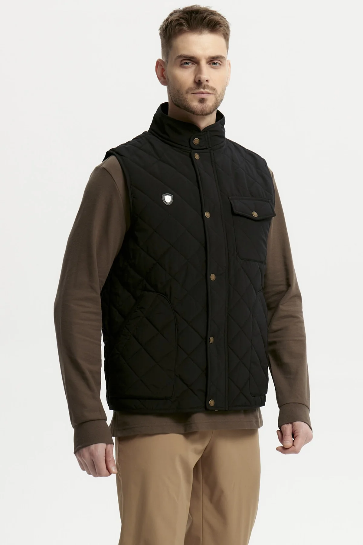 Parka Hombre Slim Negro - Image 2