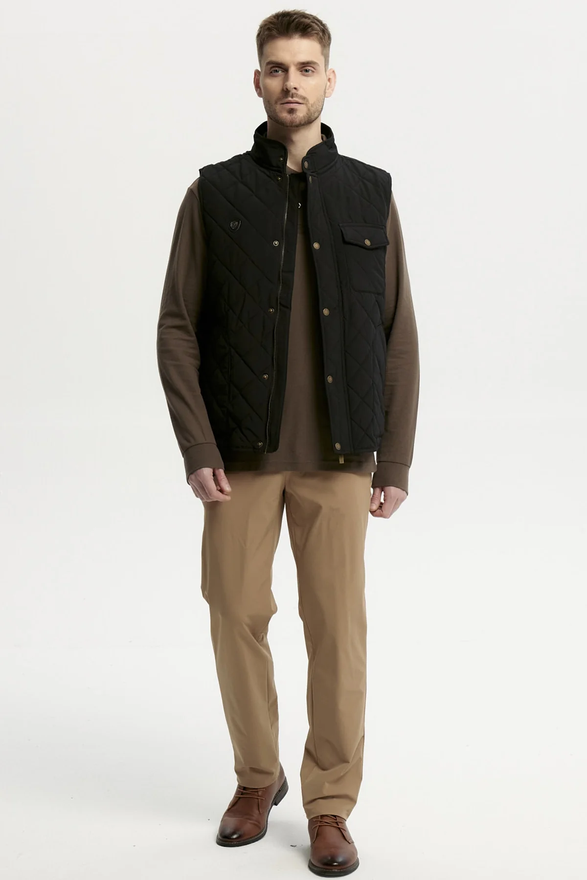 Parka Hombre Slim Negro - Image 4