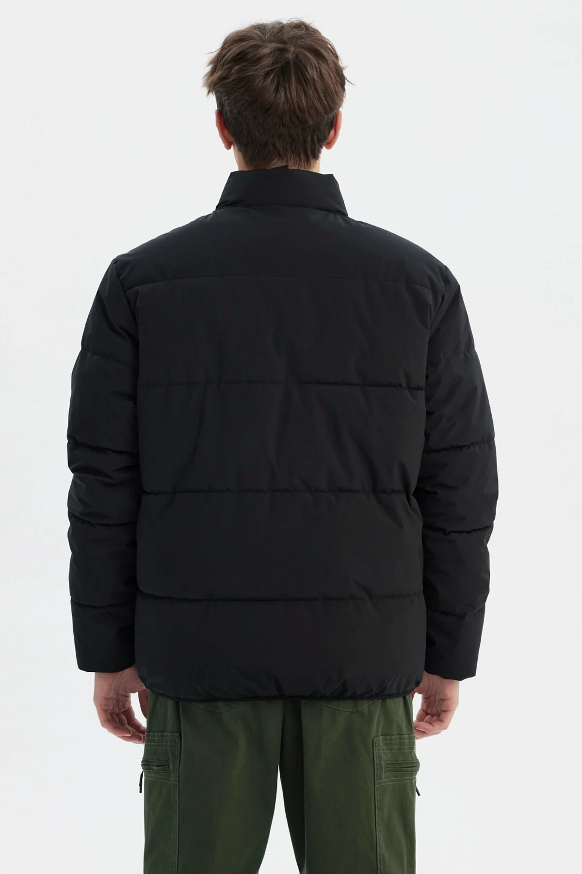 Parka Hombre Slim Reversible Negro - Image 3