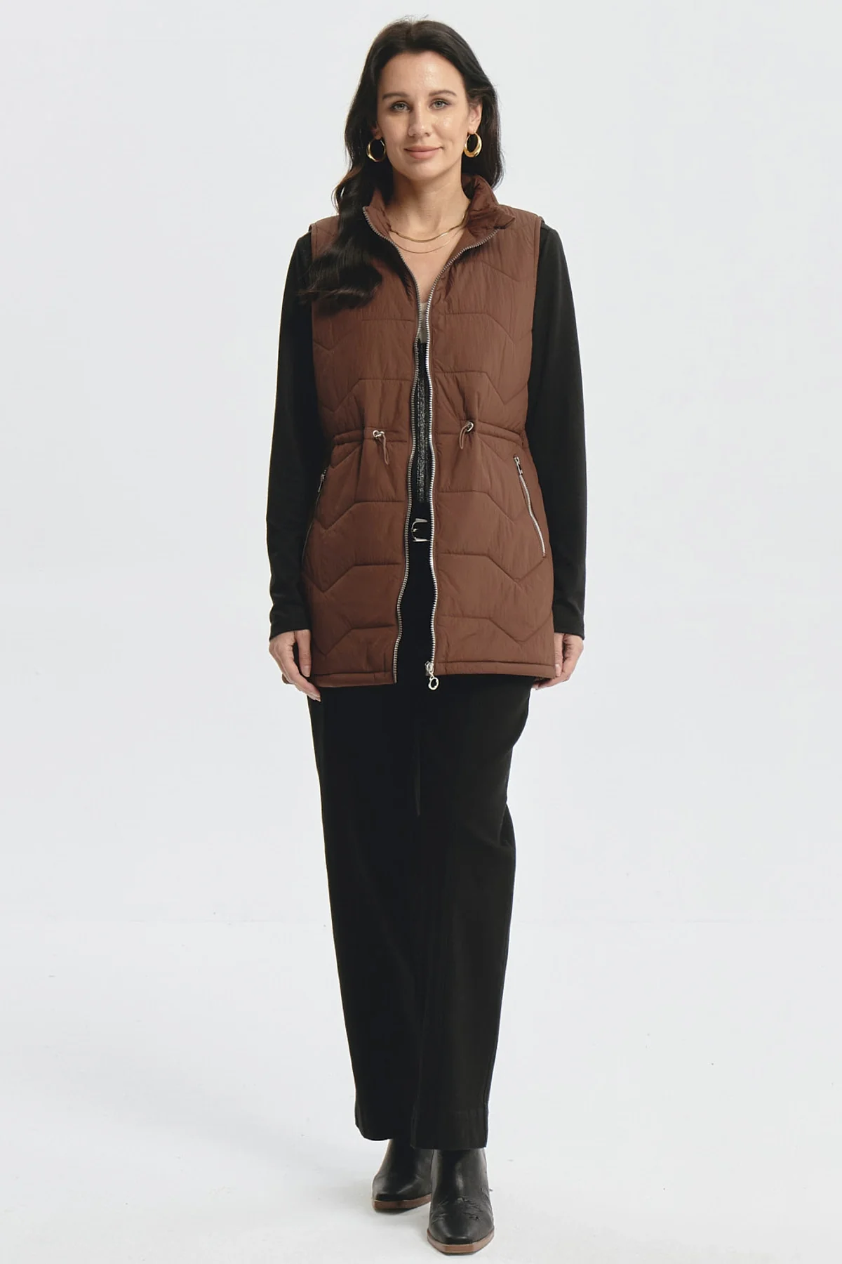 Parka Mujer Lisa Café - Image 4