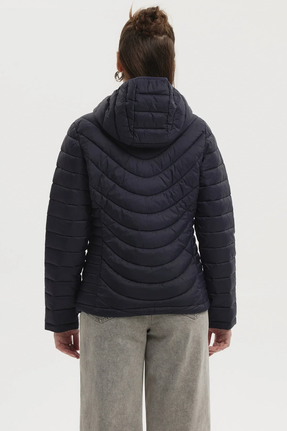 Parka Mujer Mujer Juvenil Azul Marino - Image 3