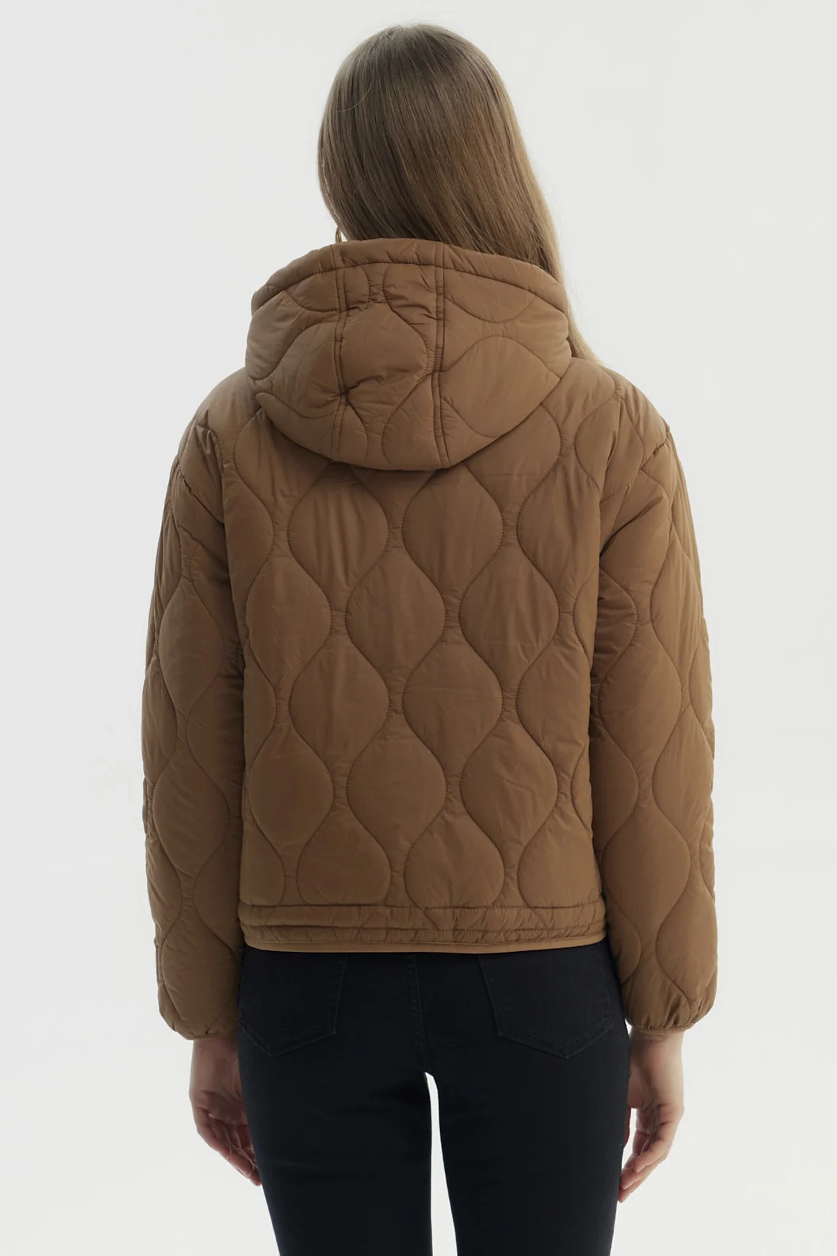 Parka Mujer New Camel Oscuro - Image 3