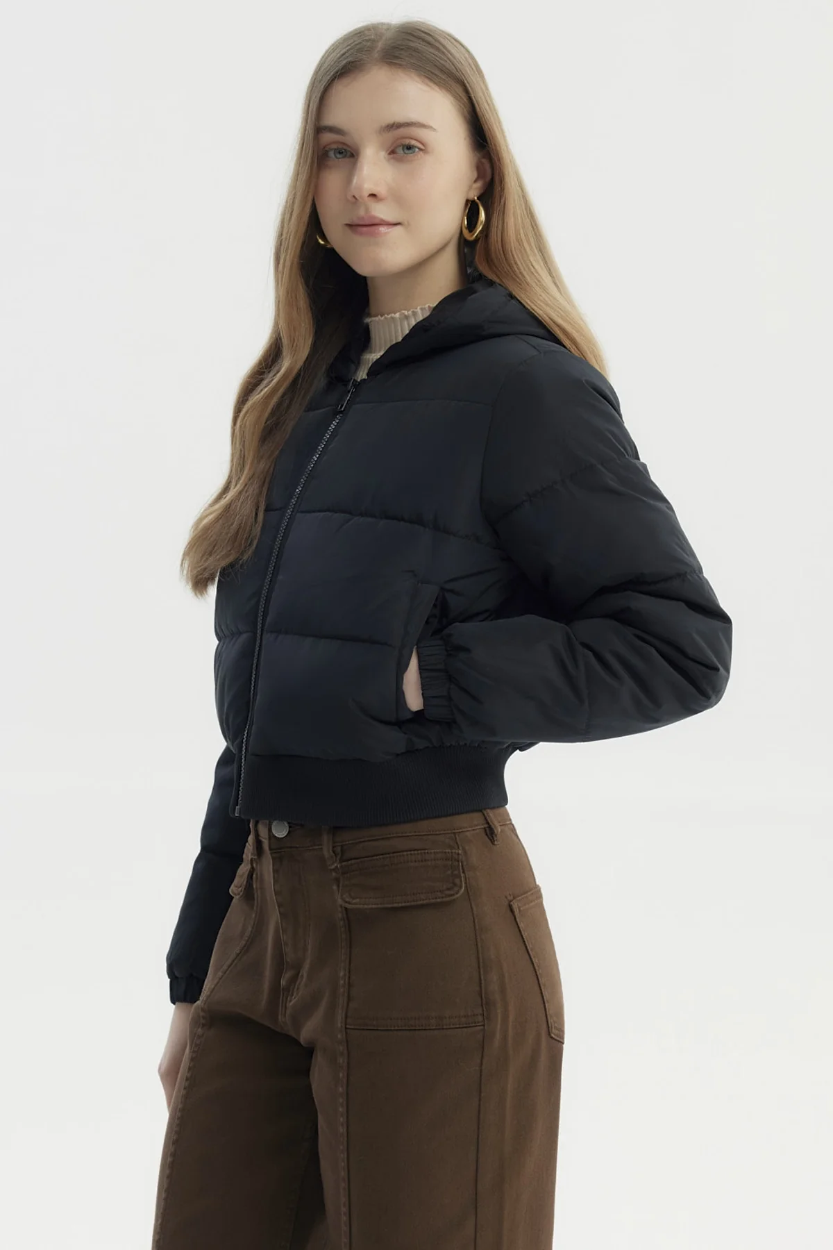 Parka Mujer Puffa Chiporro Negro - Image 2