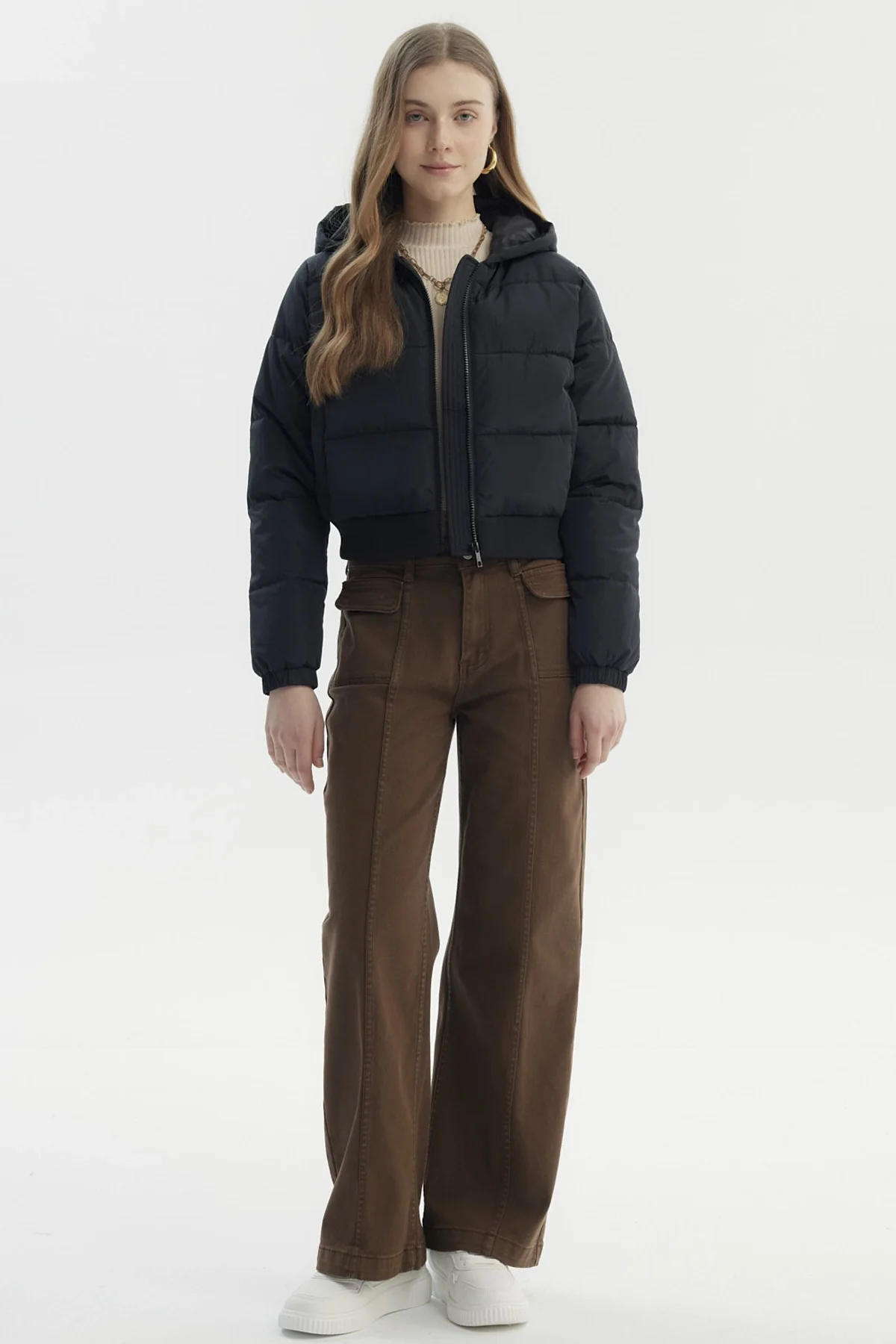 Parka Mujer Puffa Chiporro Negro - Image 4