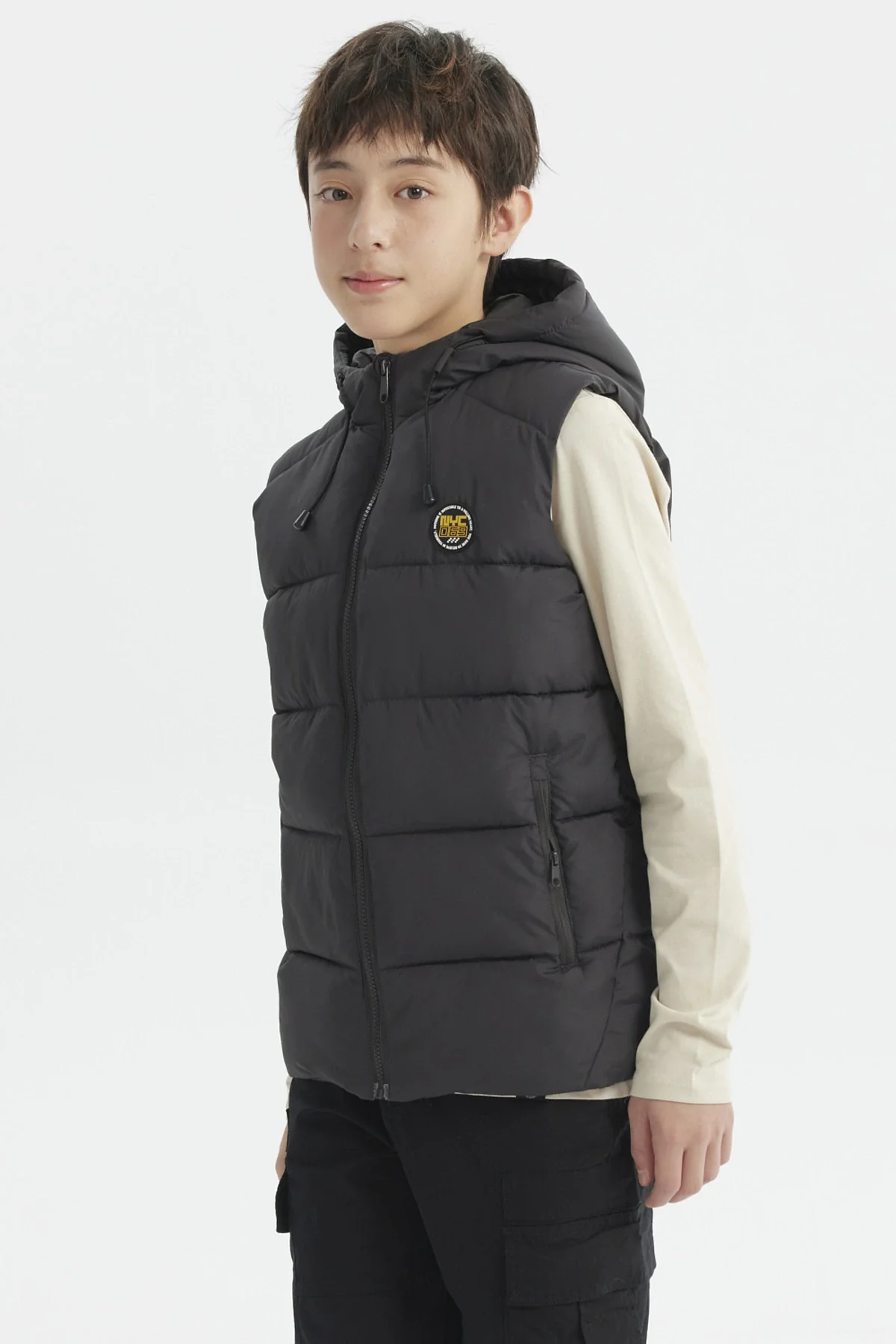 Parka Niño Gorro Acolchado Marengo - Image 2