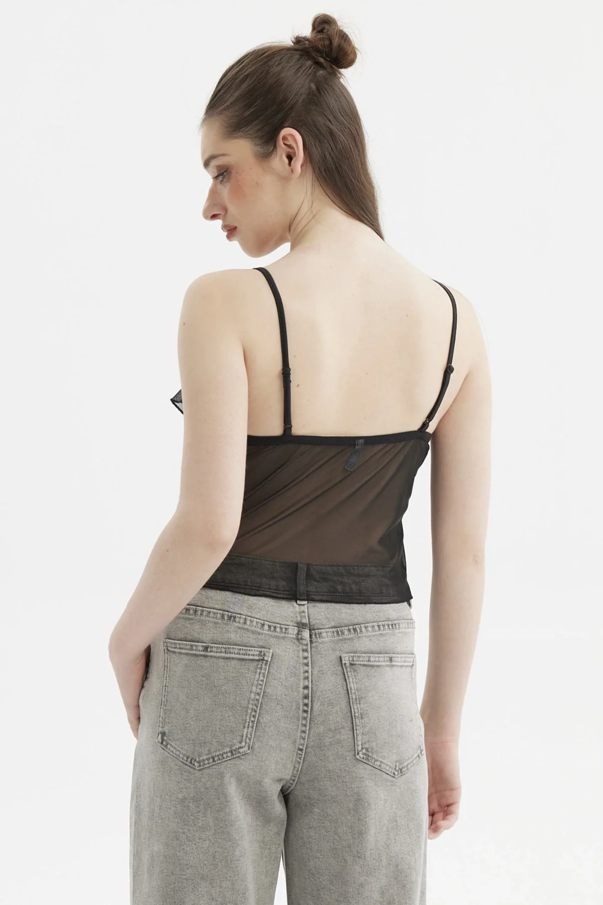 Peto Mujer Boho Vuelo Negro - Image 3