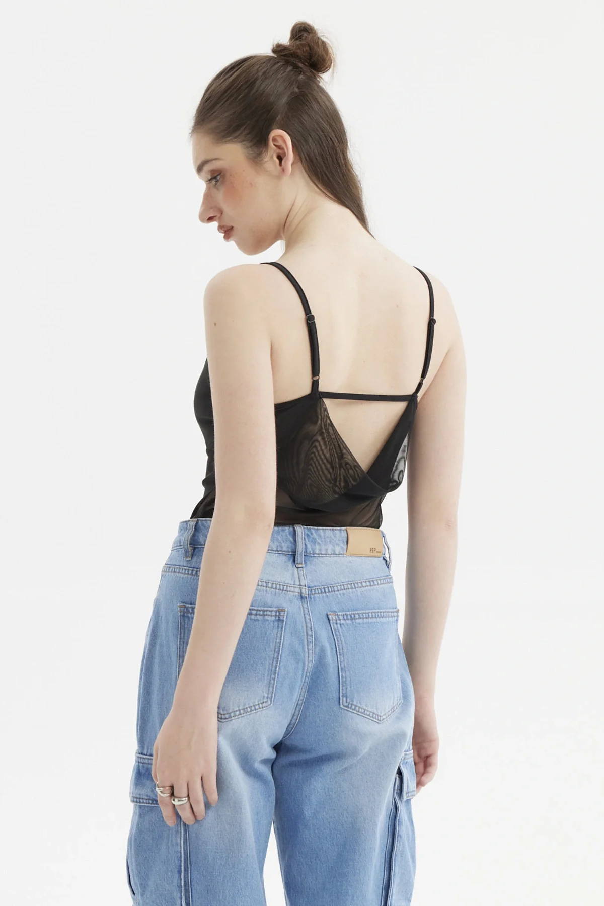 Peto Mujer Diseño En Espalda Negro - Image 3
