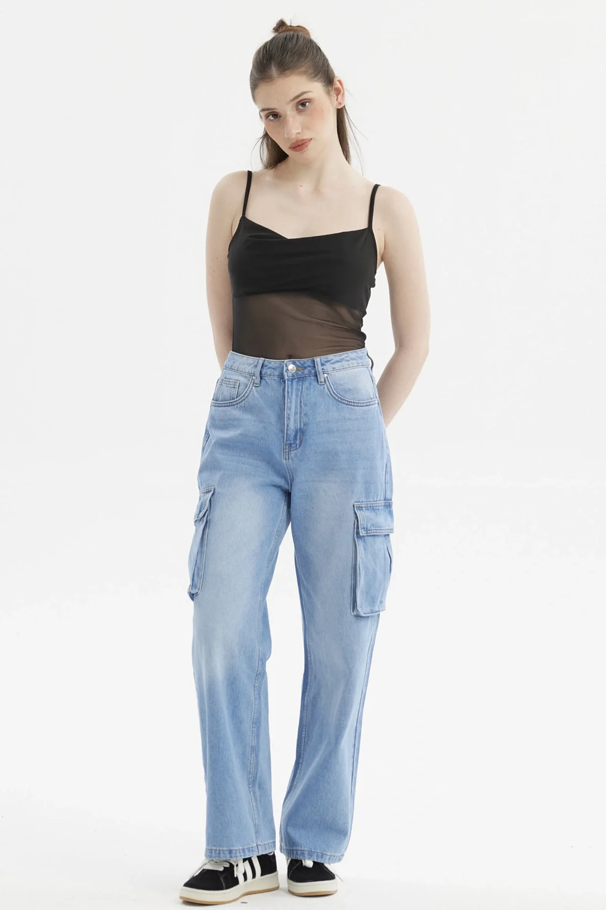 Peto Mujer Diseño En Espalda Negro - Image 4