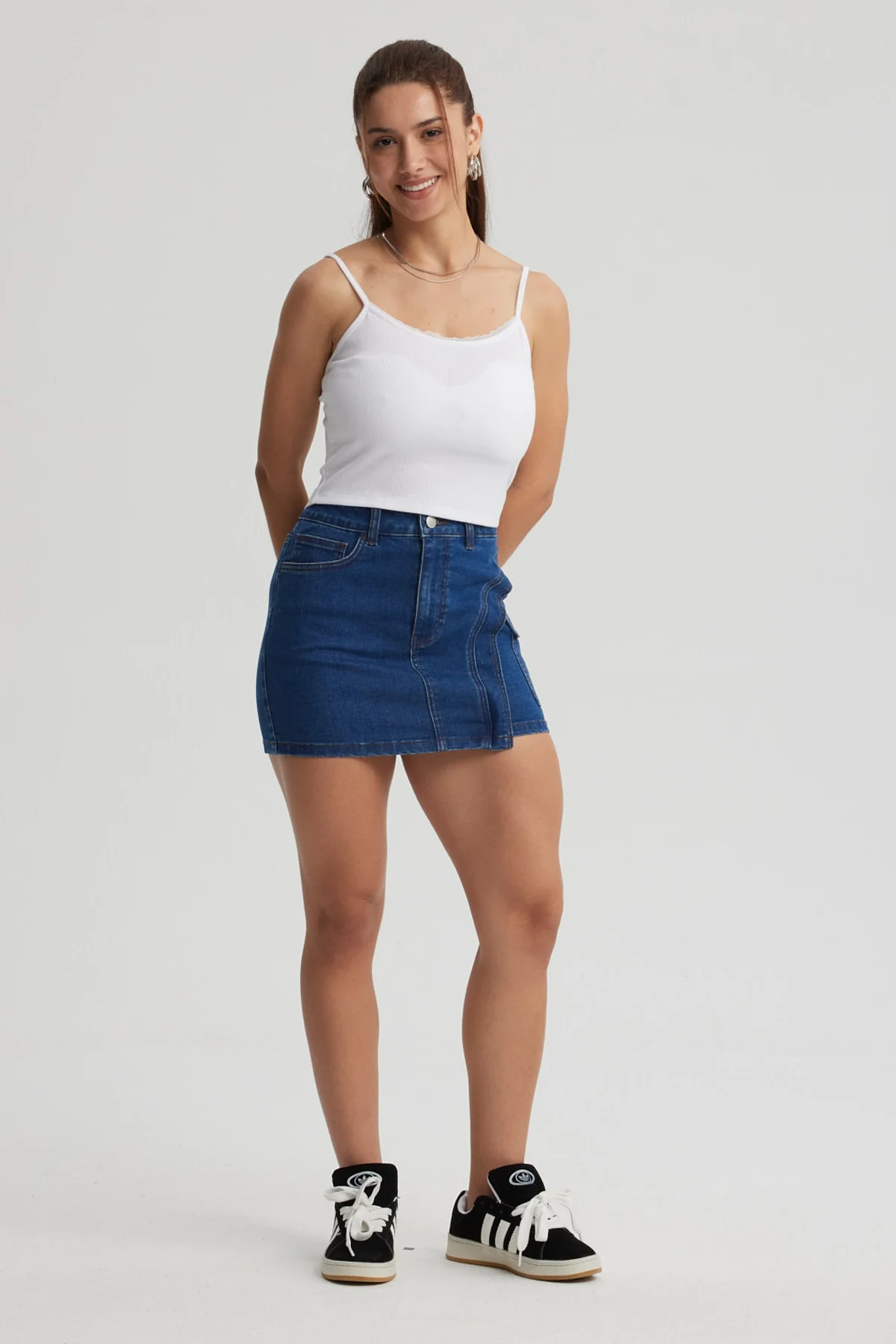 Peto Mujer Encaje Crop Blanco - Image 4