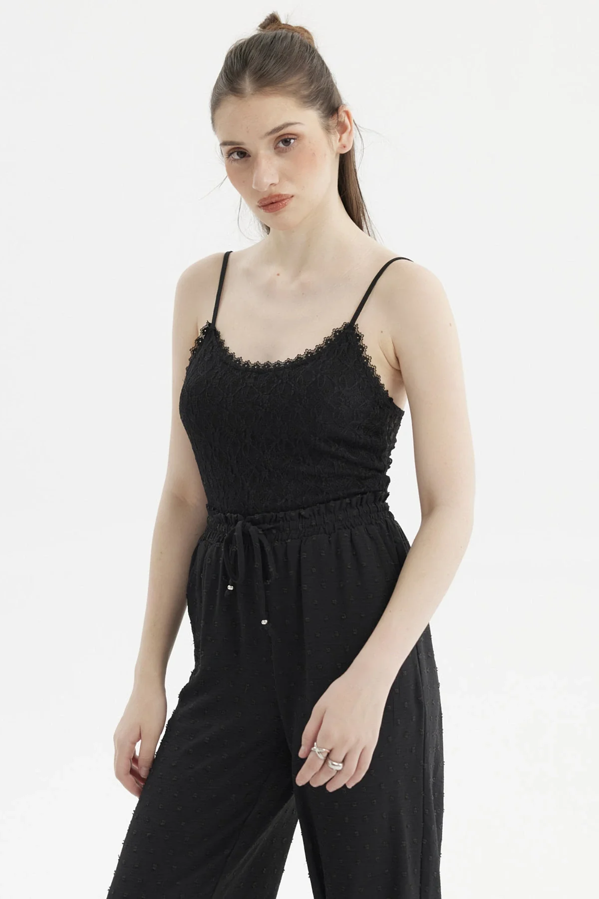 Peto Mujer Encaje Negro - Image 2
