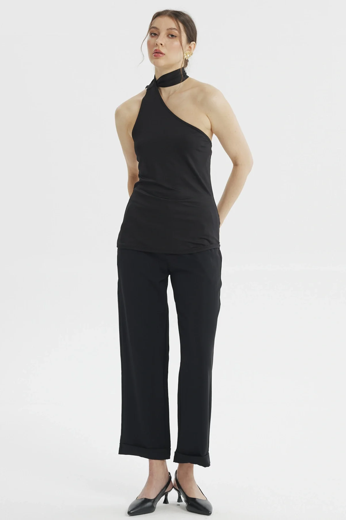 Peto Mujer Hombre Descubierto Negro - Image 4