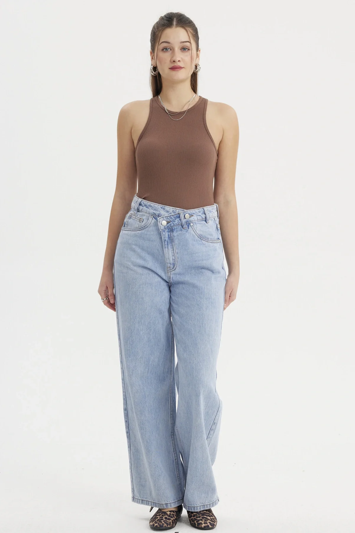 Peto Mujer Musculosa Cafe - Image 4