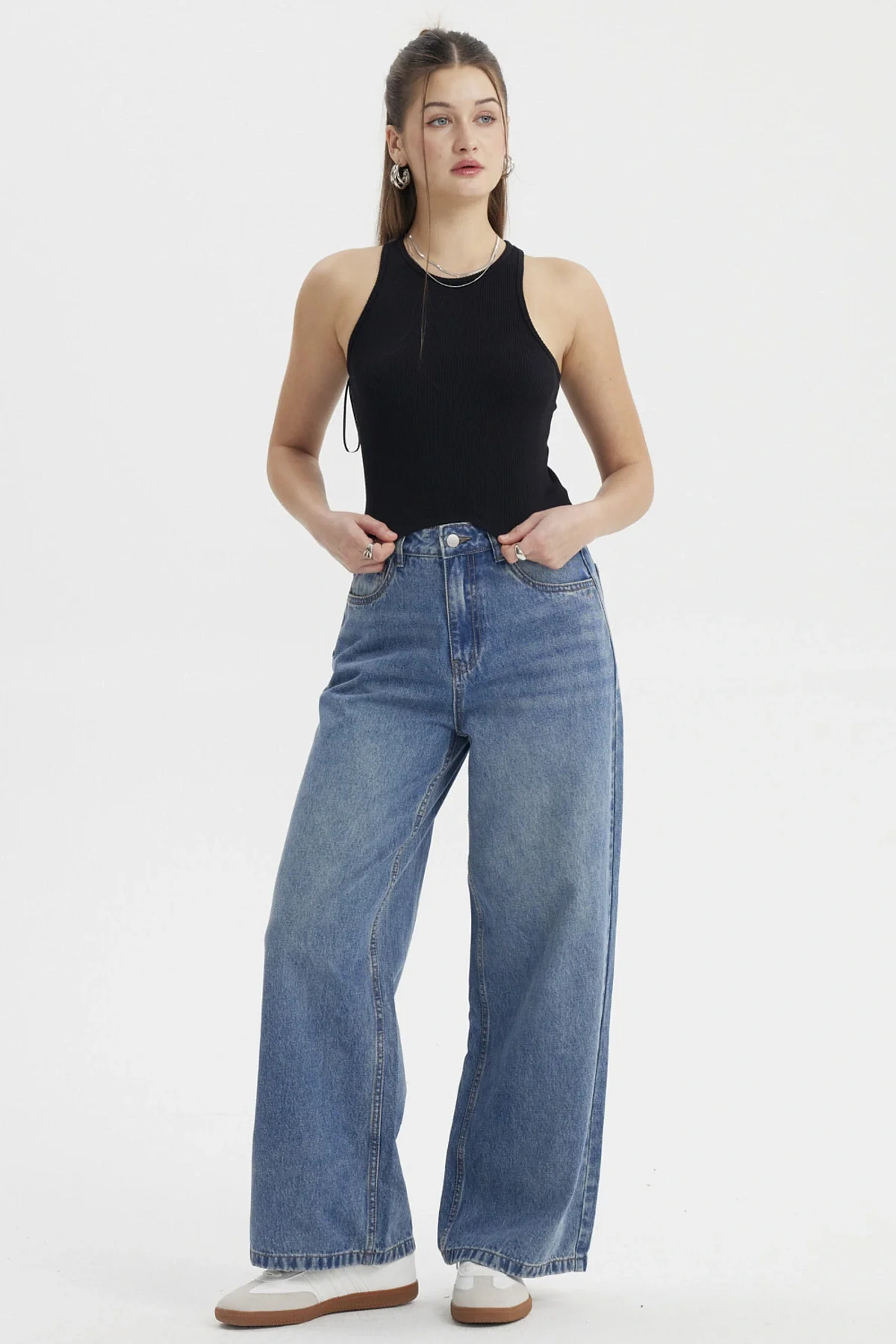 Peto Mujer Musculosa Negro - Image 4
