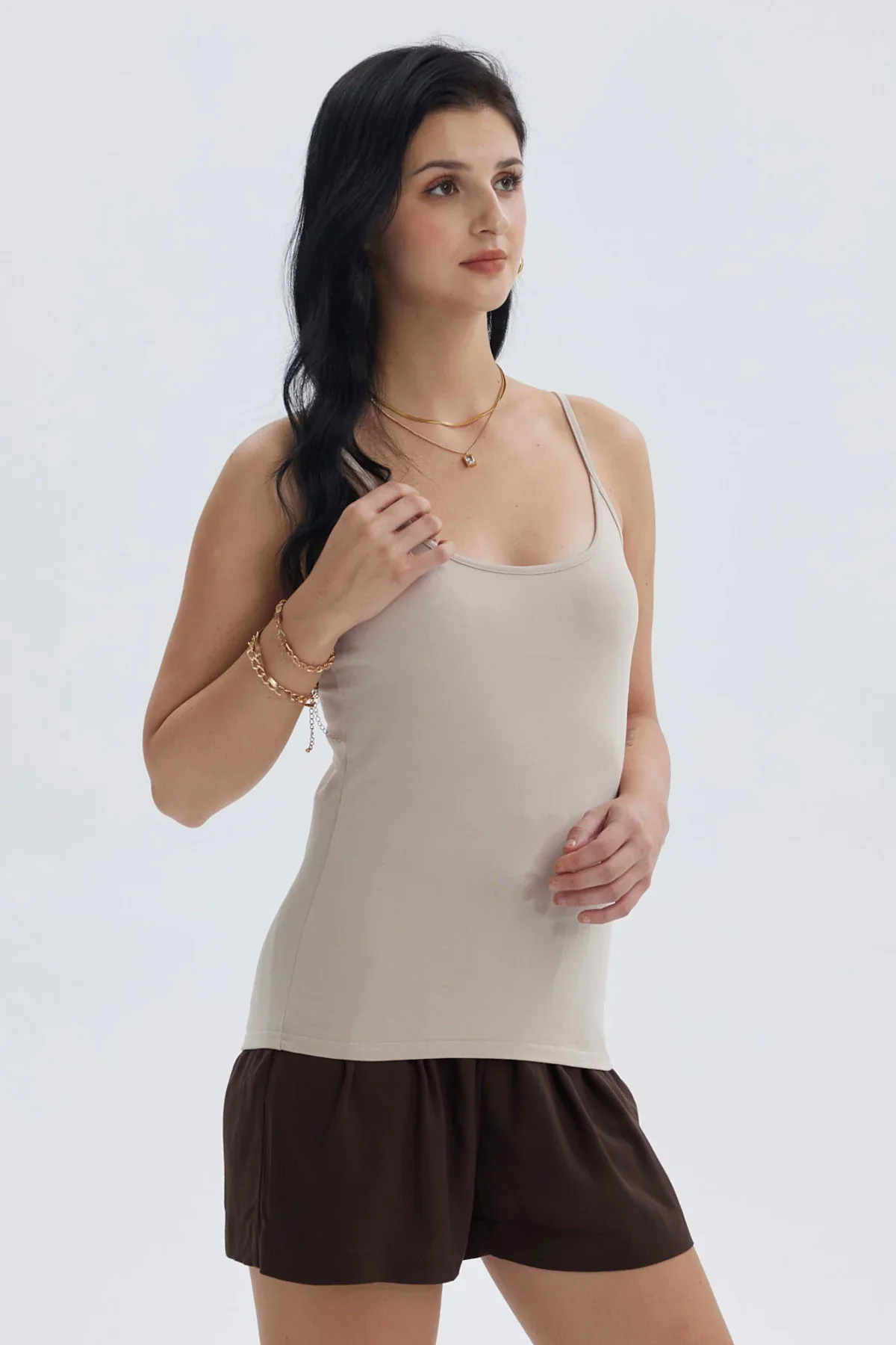 Peto Mujer Pabilo Algodón Camel - Image 2