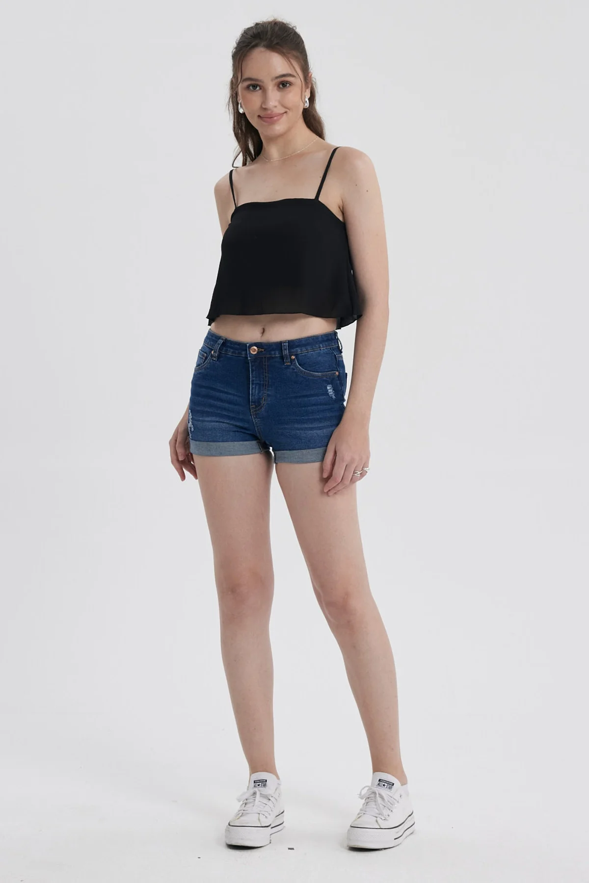 Peto Mujer Pabilo Bicapa Negro - Image 4