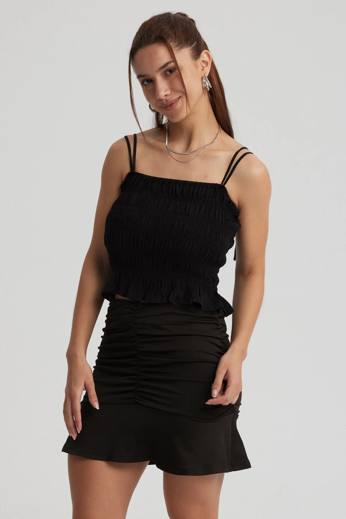 Peto Mujer Pabilo Panal Negro - Image 2