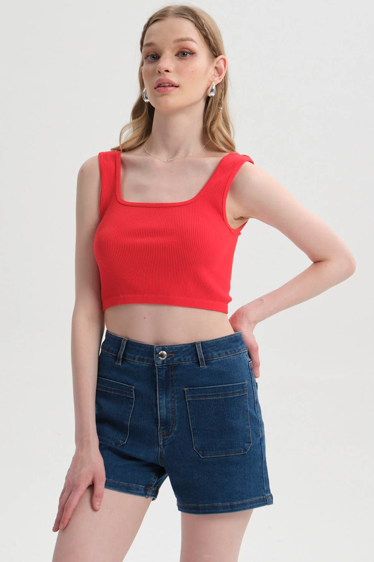 Peto Mujer Seamless Rojo - Image 2