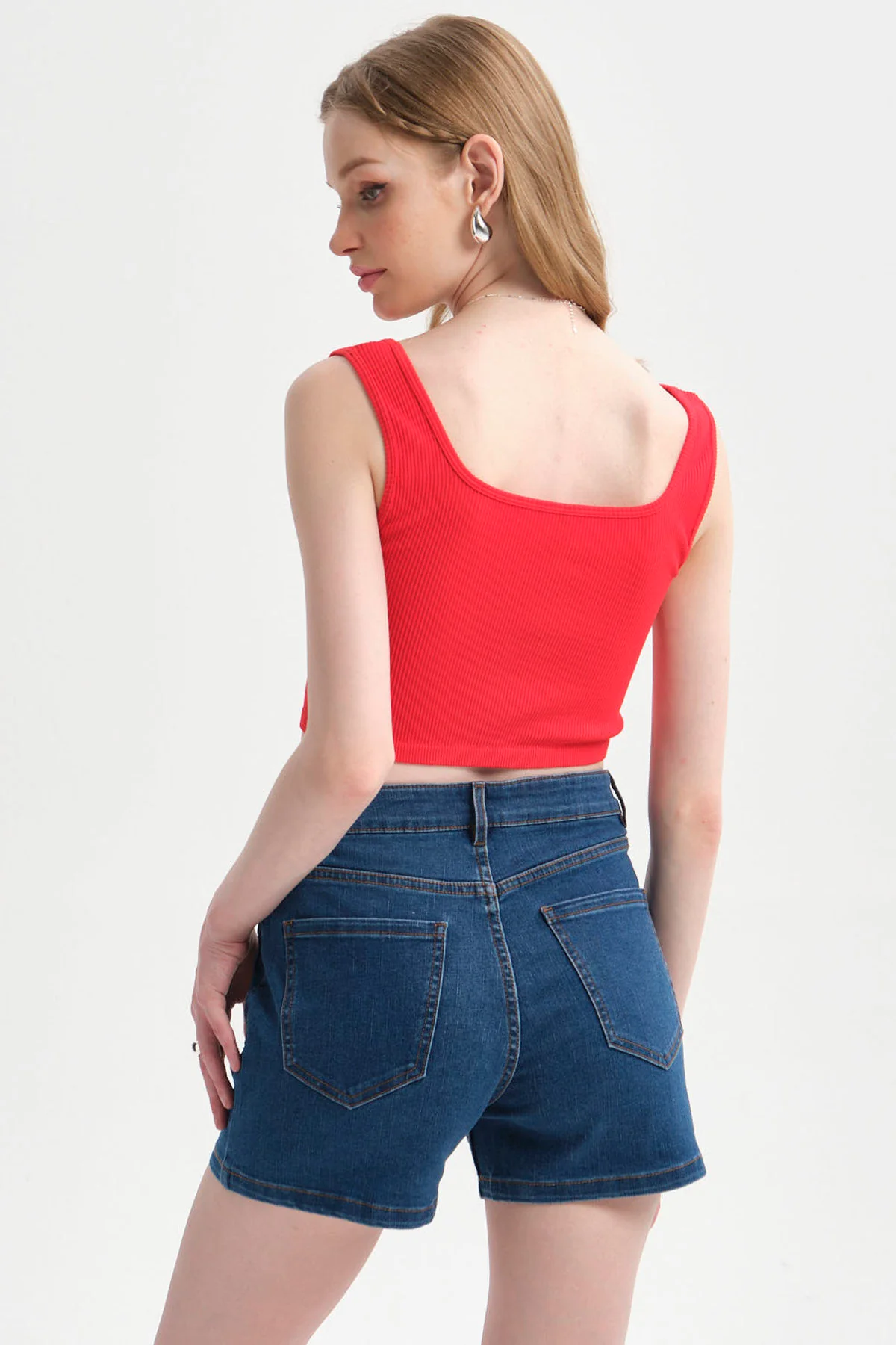 Peto Mujer Seamless Rojo - Image 3