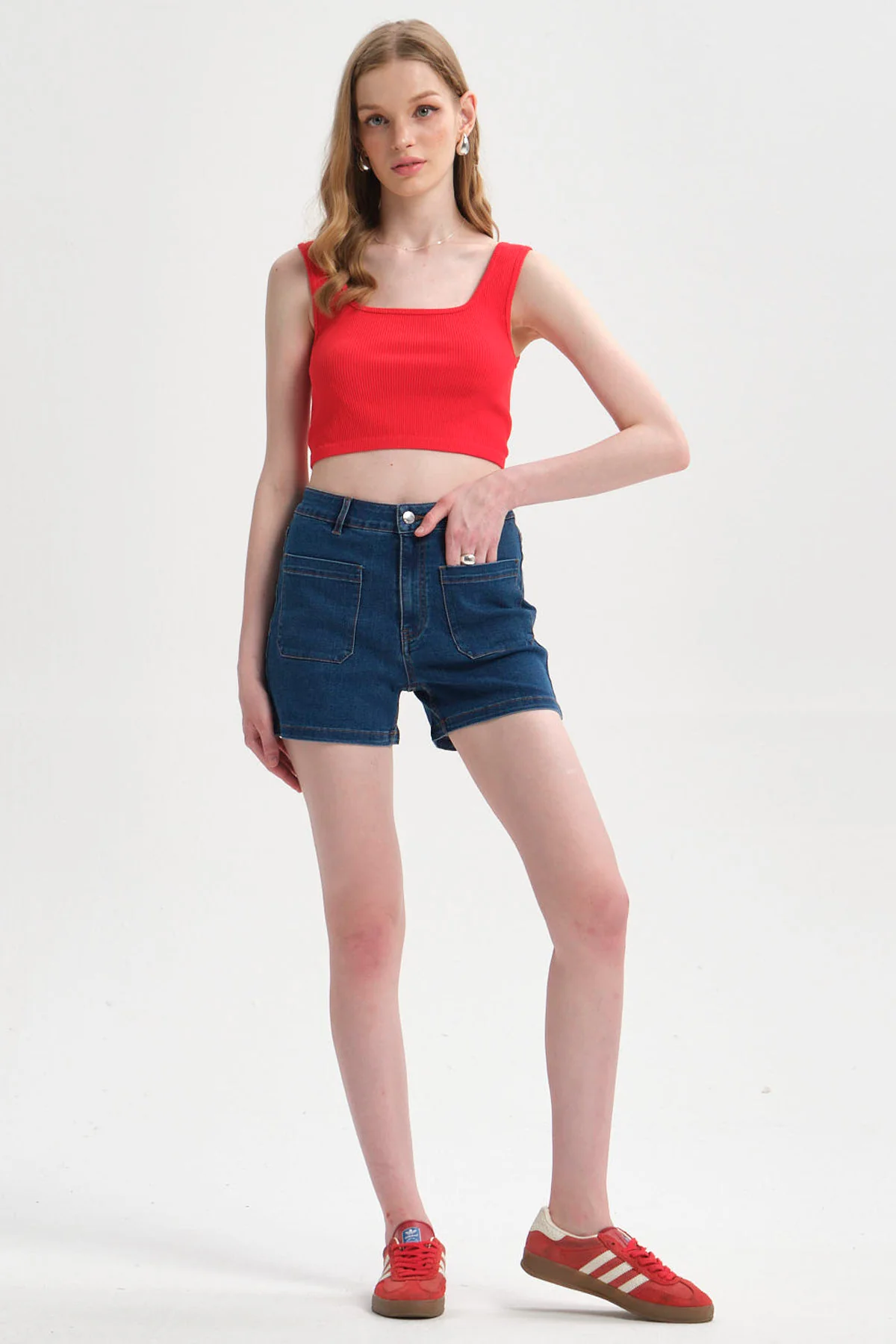 Peto Mujer Seamless Rojo - Image 4