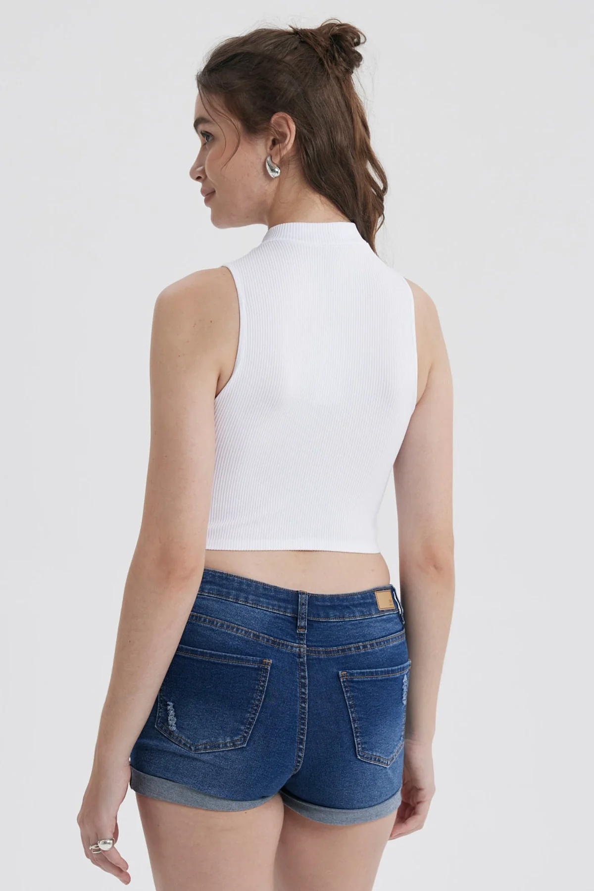 Peto Mujer Sin Costura Blanco - Image 3