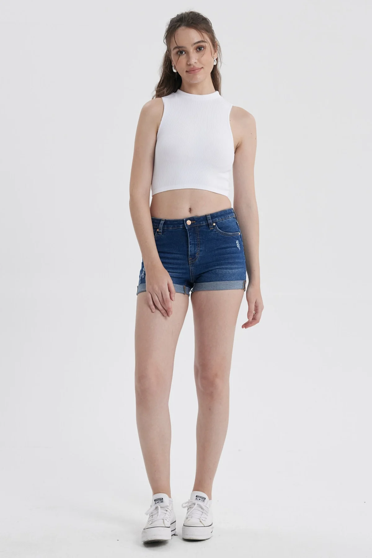 Peto Mujer Sin Costura Blanco - Image 4