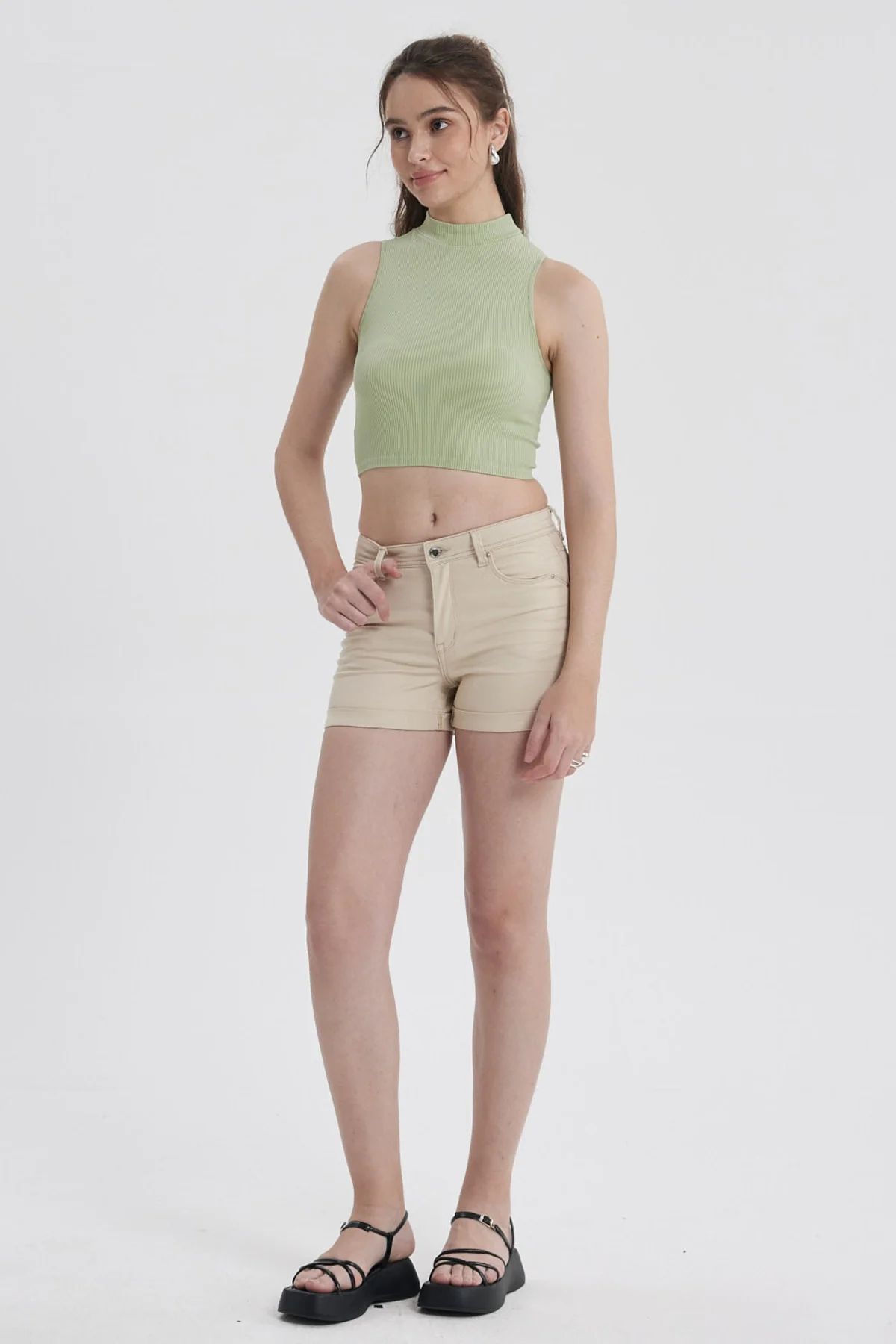 Peto Mujer Sin Costura Verde - Image 4