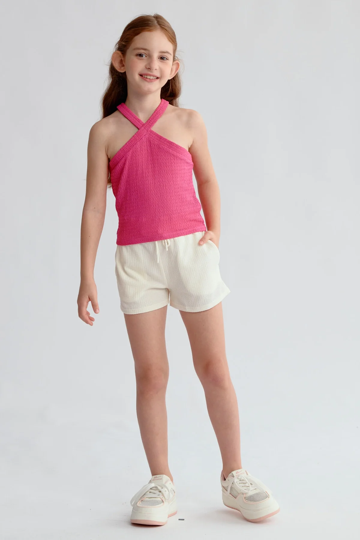 Peto Niña Con Textura Fucsia - Image 4