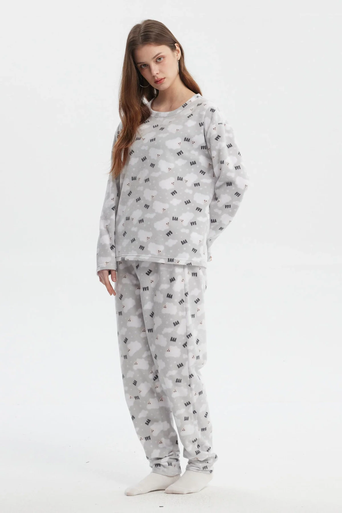 Pijama Mujer Juvenil Gris - Image 3