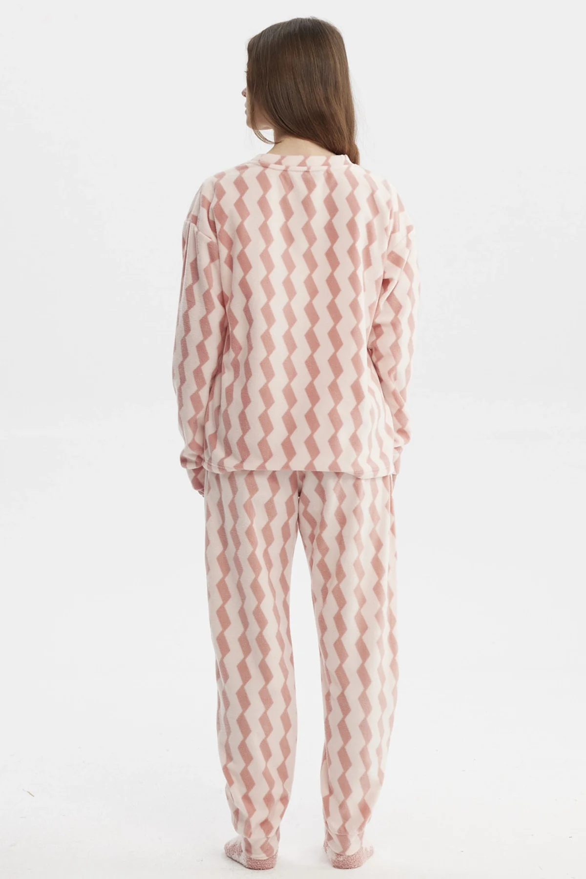 Pijama Mujer Pijama Polera Y Pantalón Rosado - Image 2