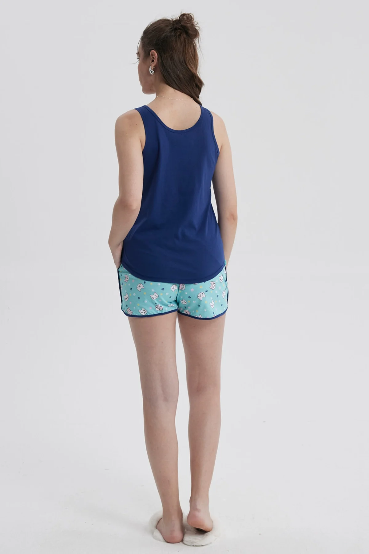 Pijama Mujer Regalable Azul - Image 4