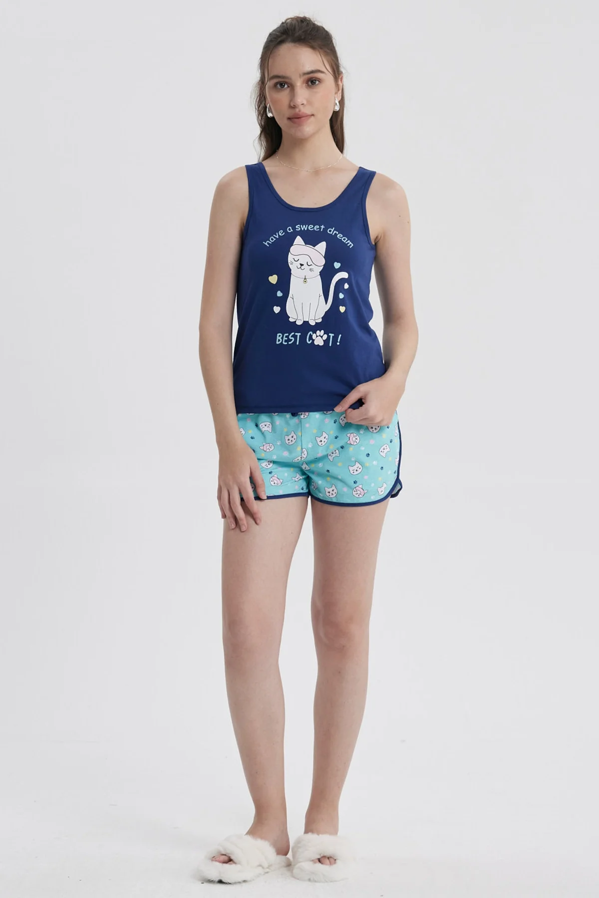 Pijama Mujer Regalable Azul - Image 4