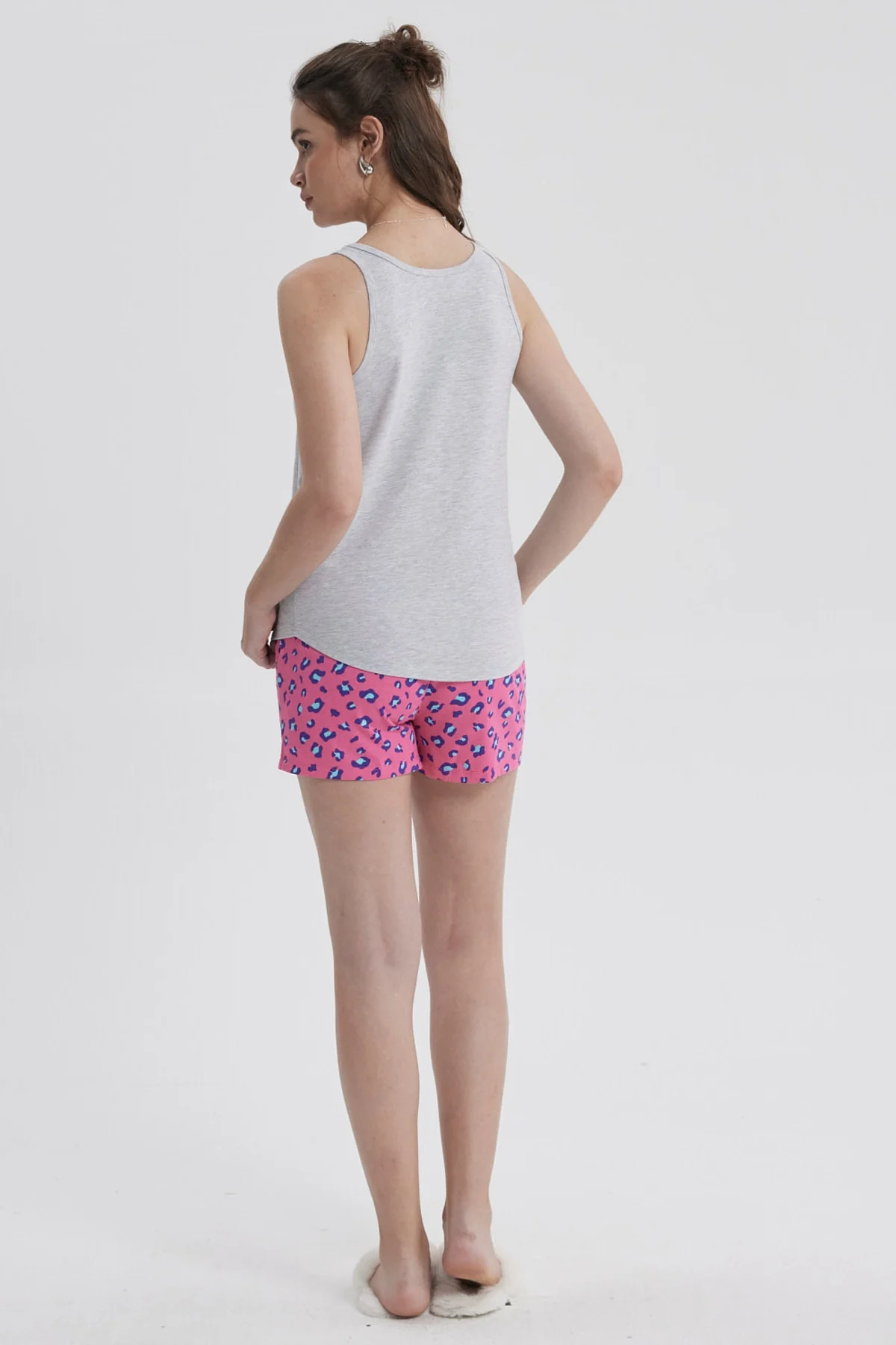 Pijama Mujer Regalable Gris Melange - Image 2
