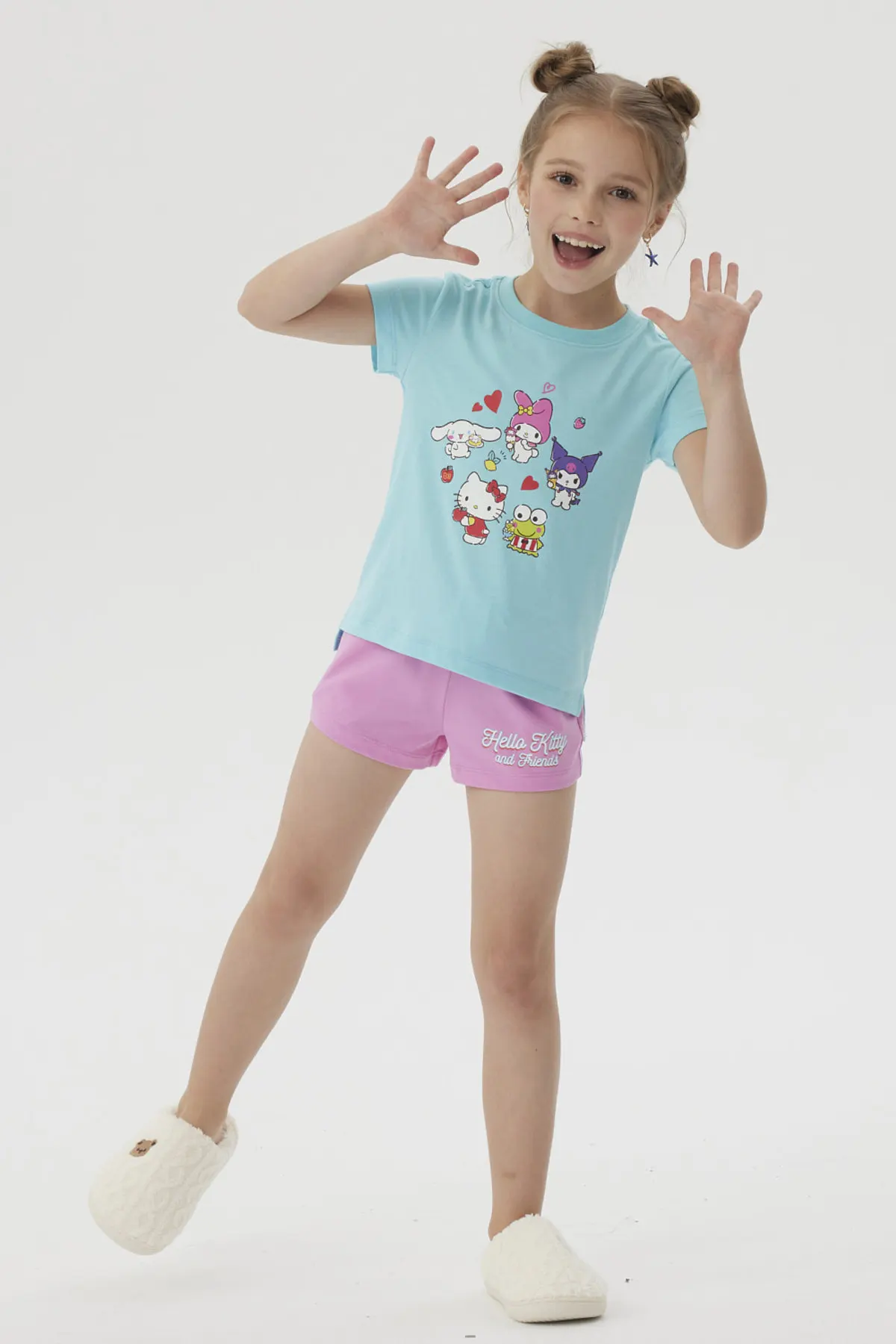 Pijama Niña Hello Kitty Menta - Image 4