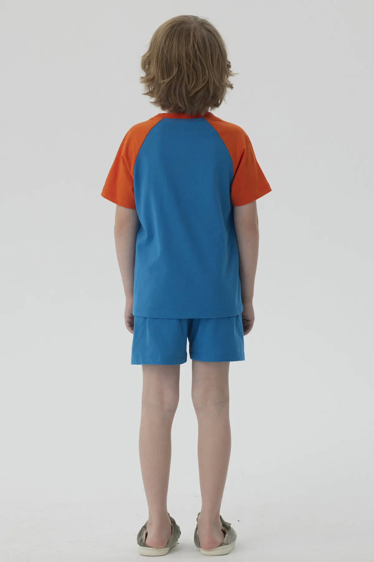 Pijama Niño Short Dragon Turquesa - Image 3