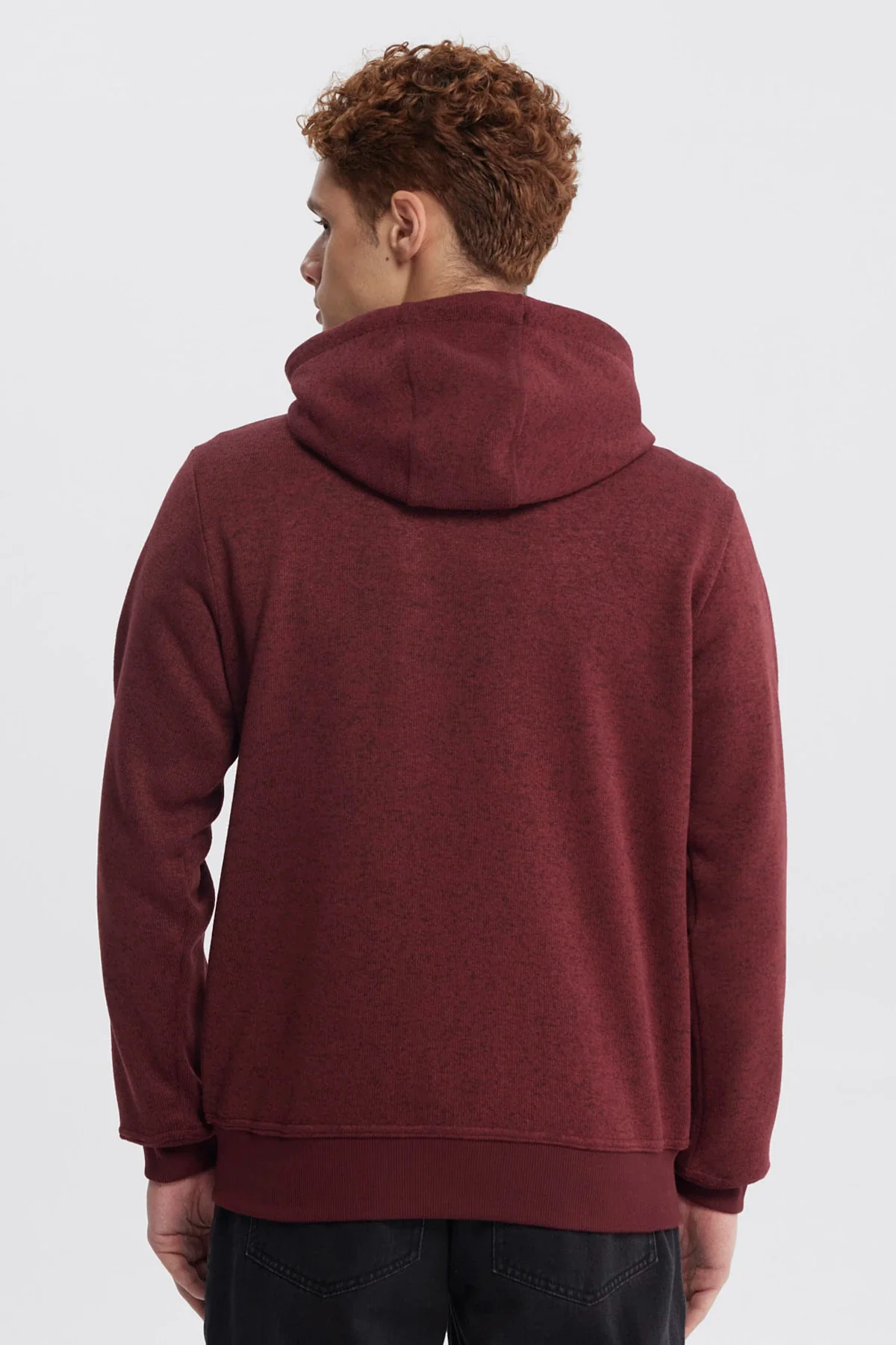 Polar Hombre Hoodie Burdeo - Image 3
