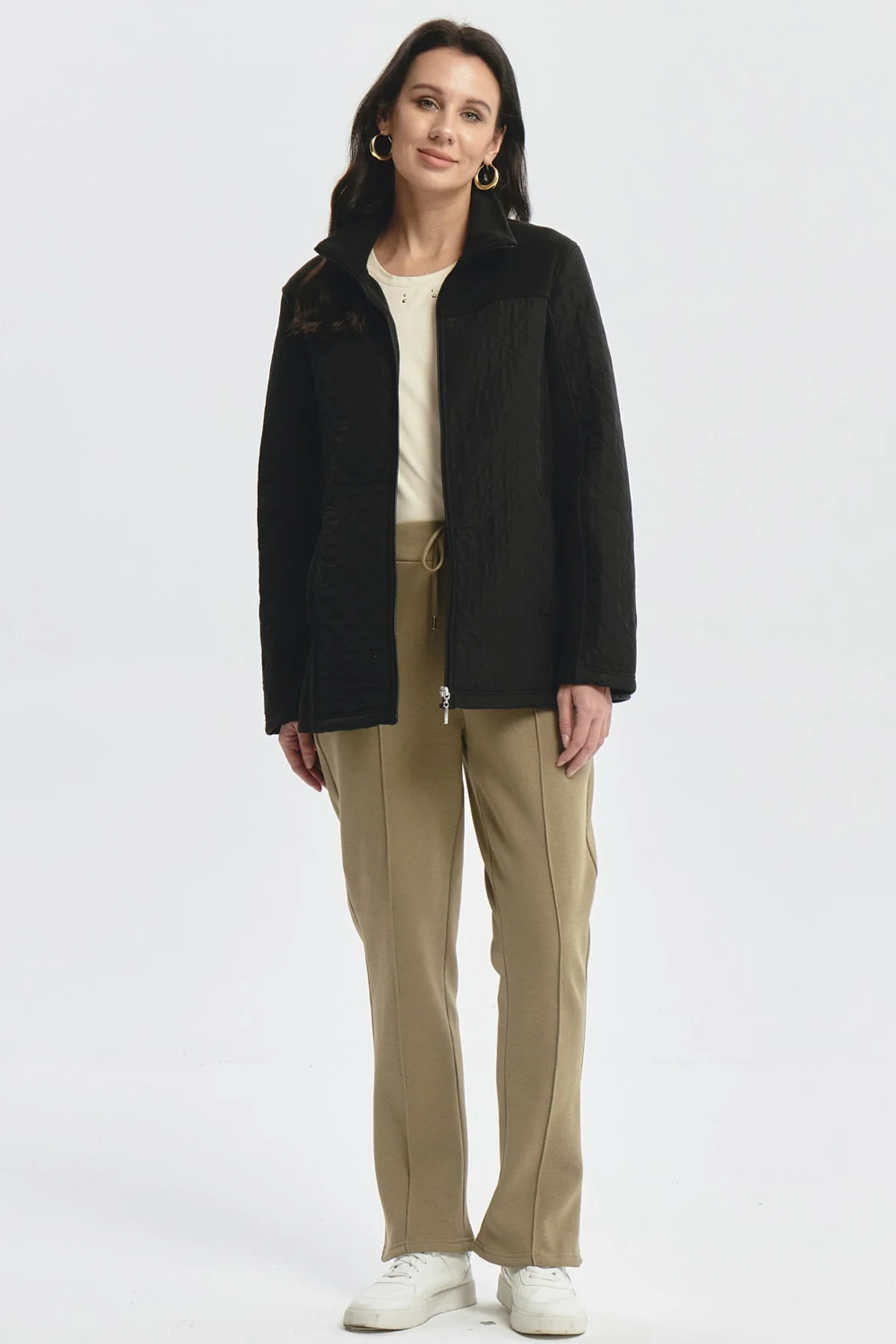 Polar Mujer Aplicación Taslan Negro - Image 4