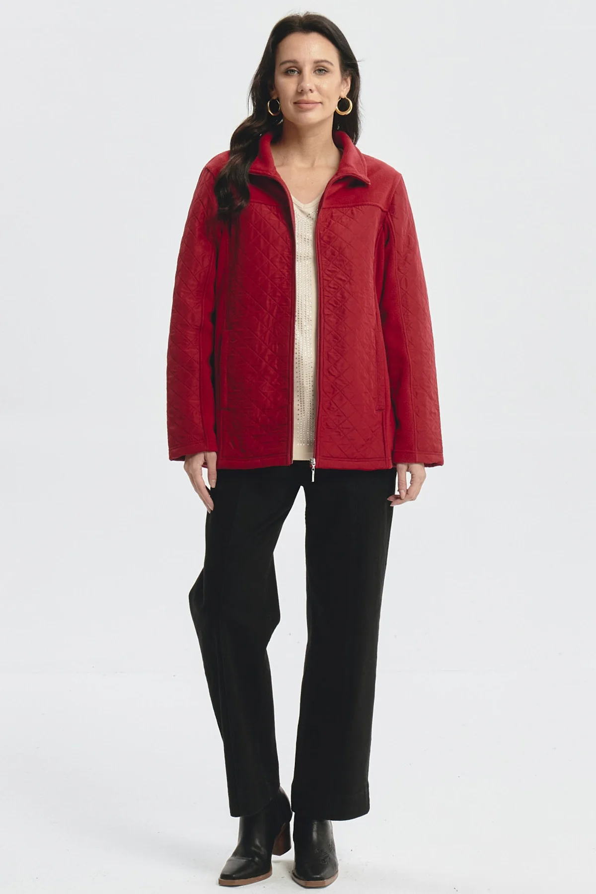 Polar Mujer Aplicación Taslan Rojo - Image 4