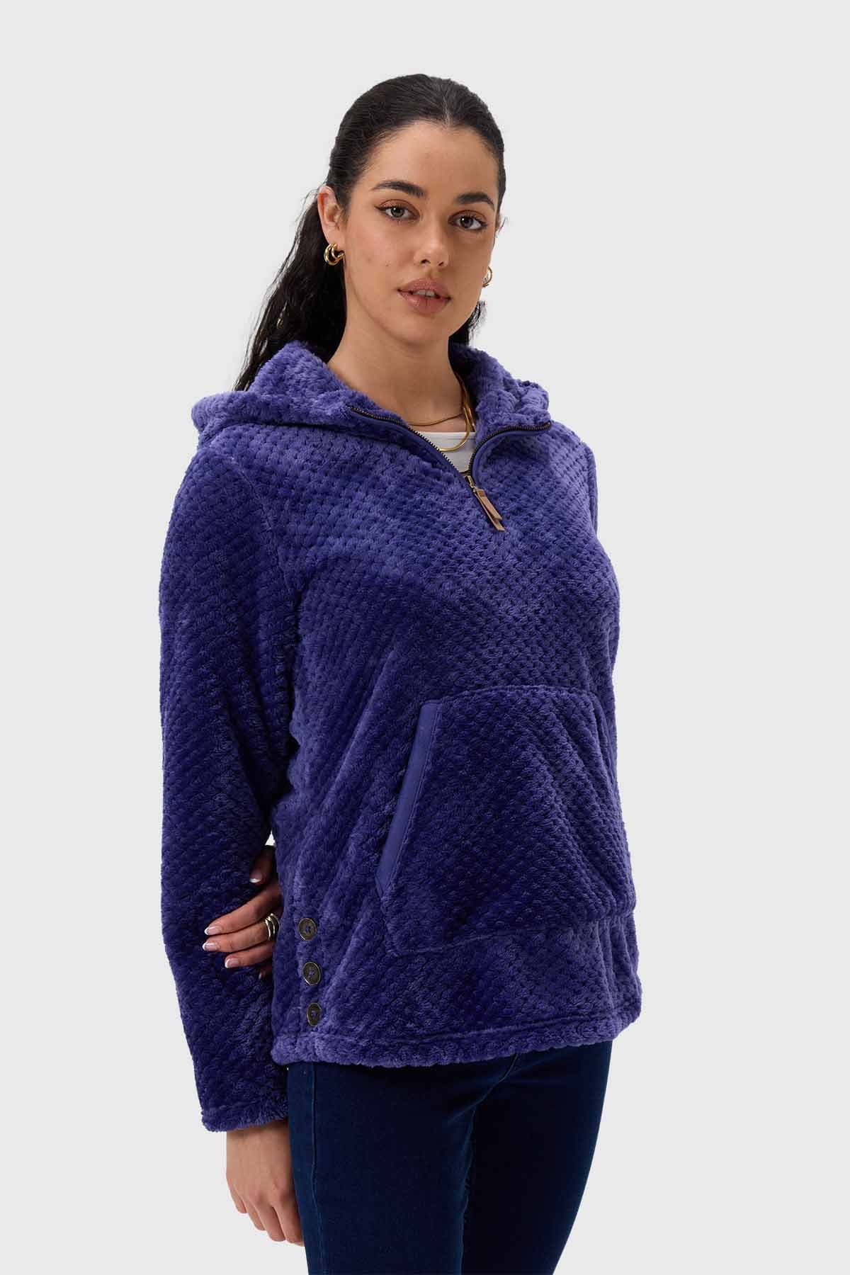 Polar Mujer Básico Morado - Image 2