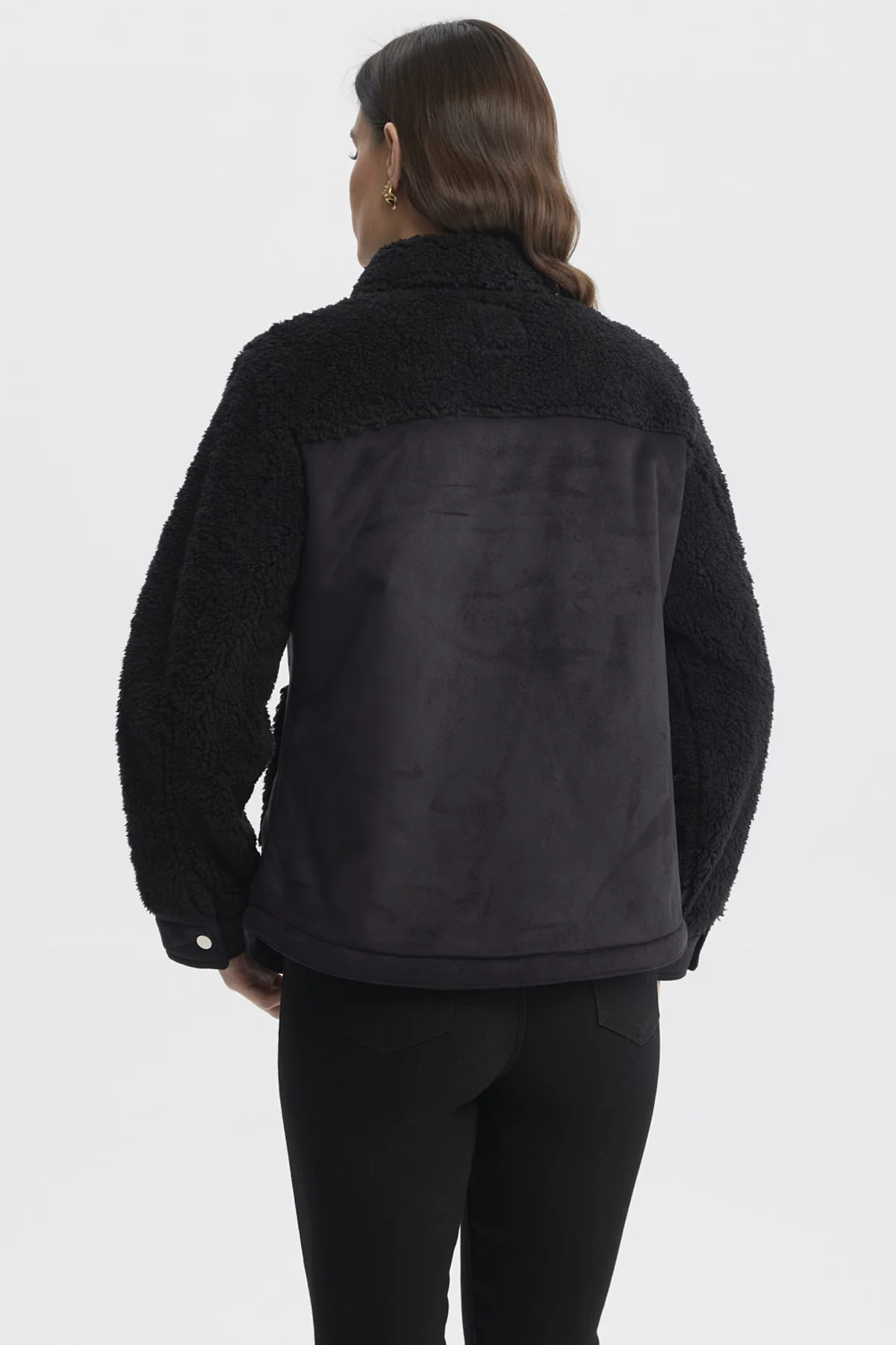 Polar Mujer Cuello Camisero Negro - Image 3