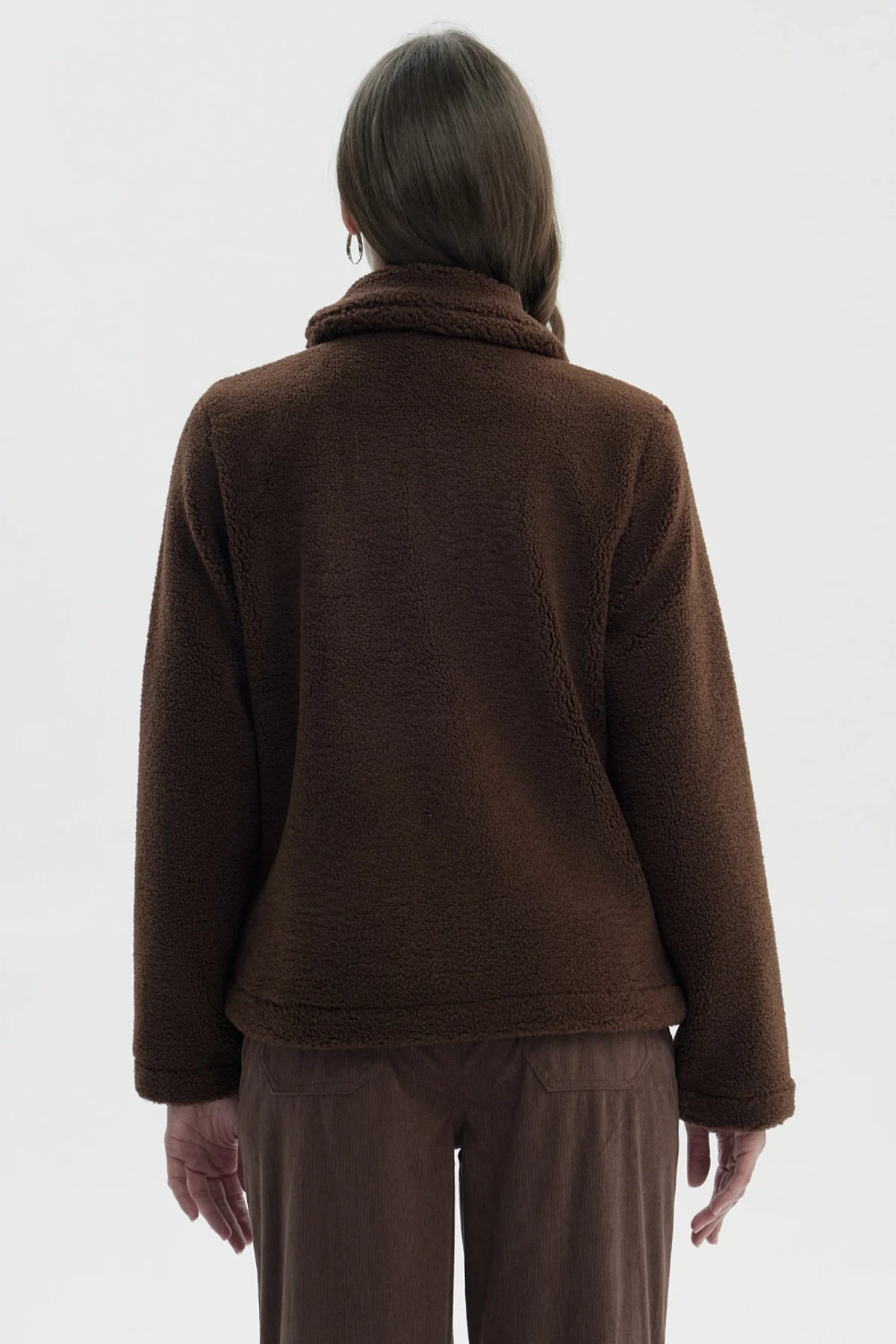 Polar Mujer Tipo Chaqueta Café - Image 3