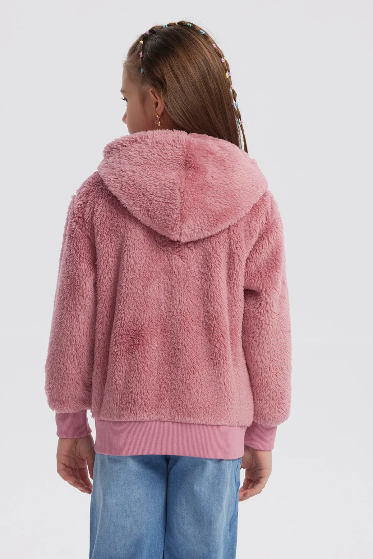 Polar Niña Peludo Básico Rosado - Image 3