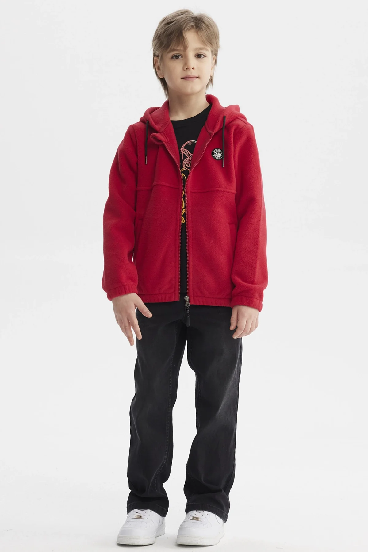 Polar Niño Básico Micropolar Rojo - Image 4
