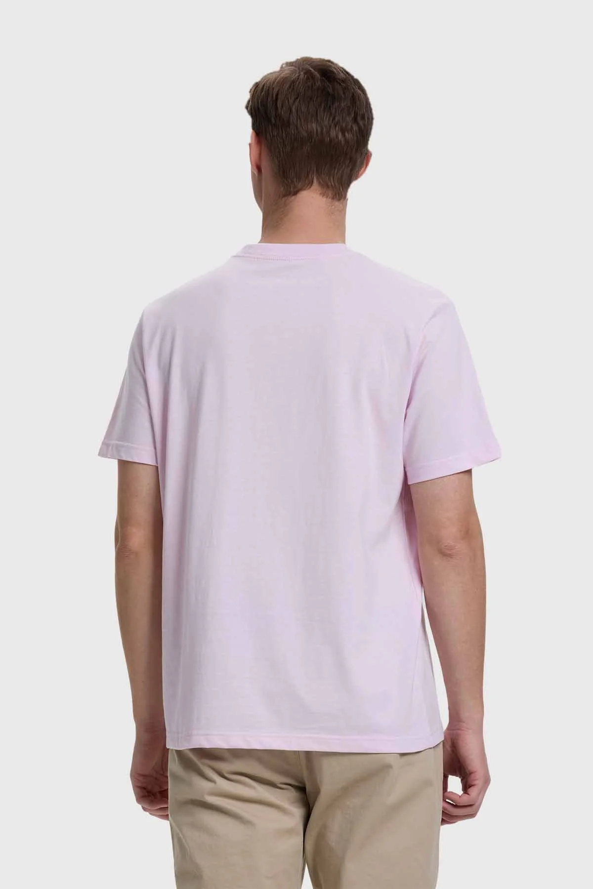 Polera Hombre Básica Con Bolsillo Lavanda - Image 3